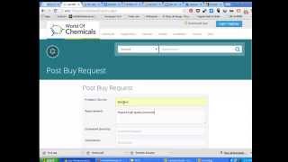 World Of Chemicals - Just 1 Click Send Chemical Enquiry Tutorial screenshot 4