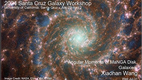 2024 UCSC Galaxy Workshop: Xiaohan Wang Angular Momenta of MaNGA Disk Galaxies