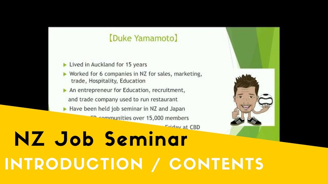 How to get a job in New Zealand (Intro) - YouTube