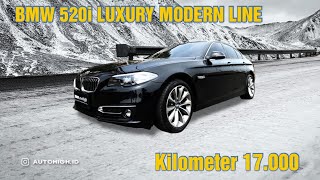 BMW 520i LUXURY MODERN LINE 2016/2017 BLACK ON BLACK