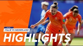 Highlights Italië - OranjeLeeuwinnen (29/6/2019) WK 2019