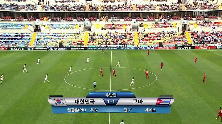 2013 FIFA U 20 월드컵 대한민국 vs 쿠바 130622 H264 720p