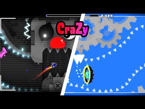 CraZy Original vs Layout | Geometry Dash Comparison