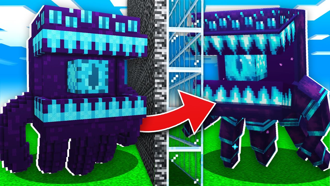 What I BUILD Comes To LIFE In A MOB BATTLE! - YouTube