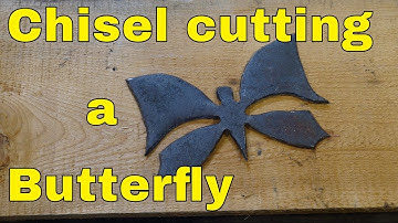 Chisel cutting the iron butterfly - Butterfly part 1