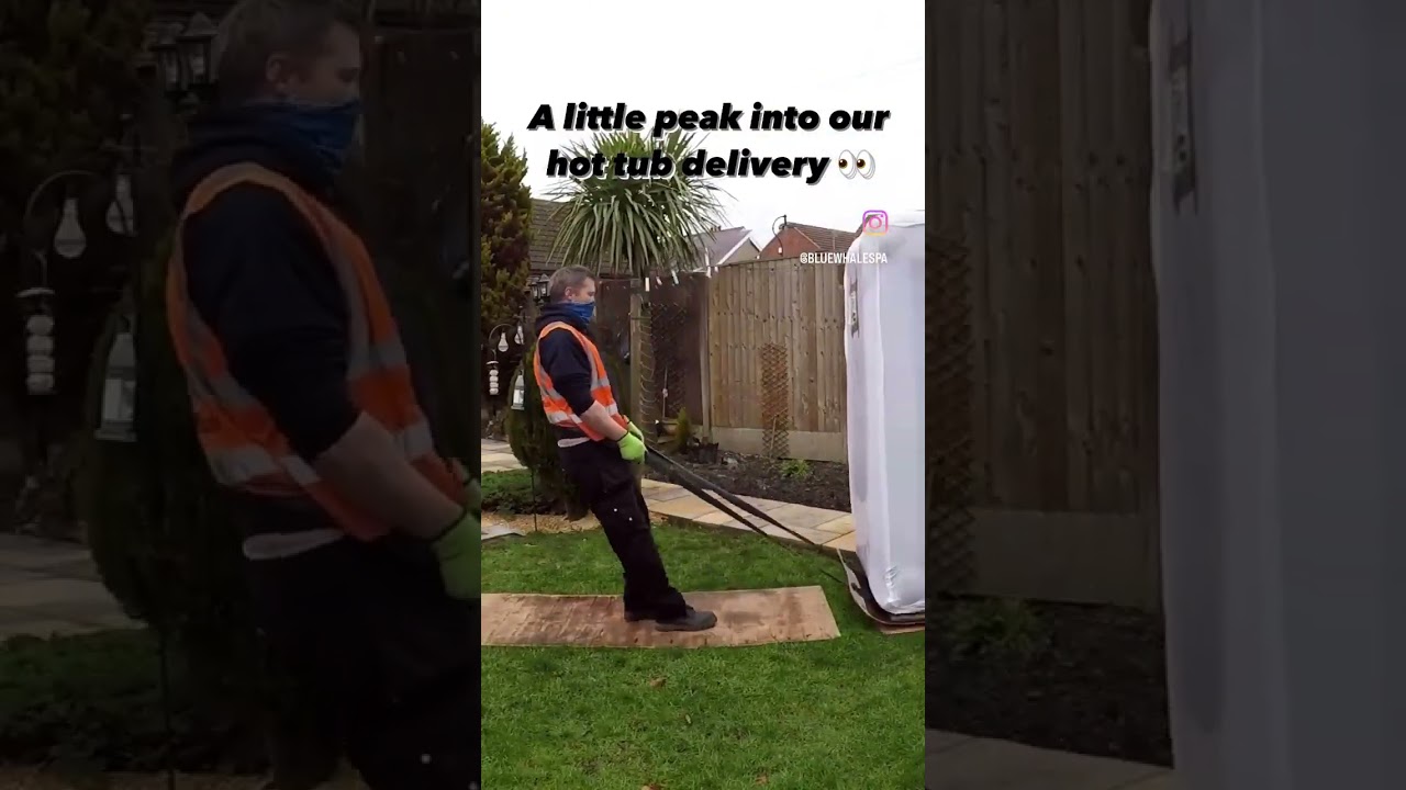 Speed Run of a Blue Whale Spa Hot Tub Delivery