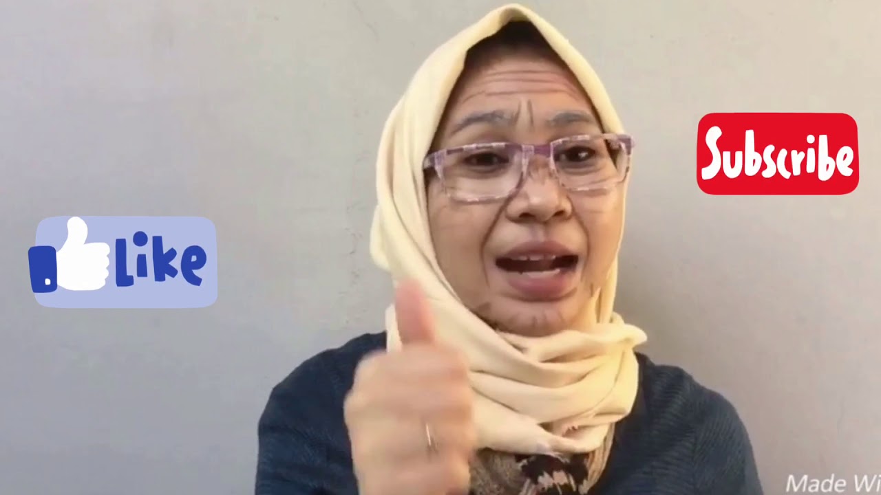 Old age makeup TUTORIAL/ TUTORIAL makeup orang tua (nenek nenek) simpel 👌🏻