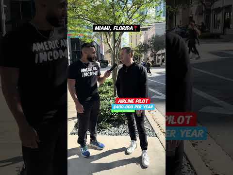 Airline Pilot Makes $400,000 a year