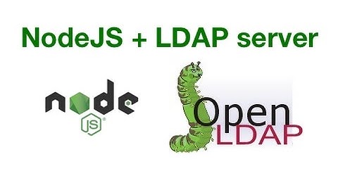 How to create users and authenticate in NodeJS using LDAP server