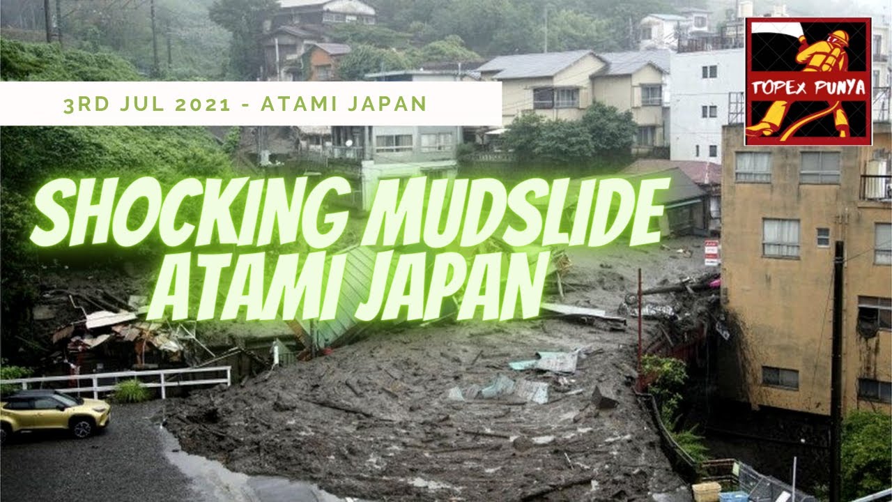 Mudslide at Atami City Japan 3rd Jul 2021 