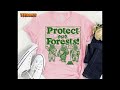 Star wars ewoks protect our forests camp graphic tshirt