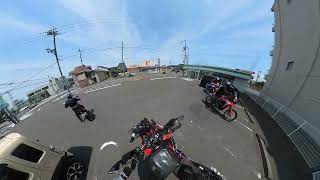 23 0521 ④　CRF250RALLY　小浜市のファミマ~県道107号線~林道若狭幹線に向かう