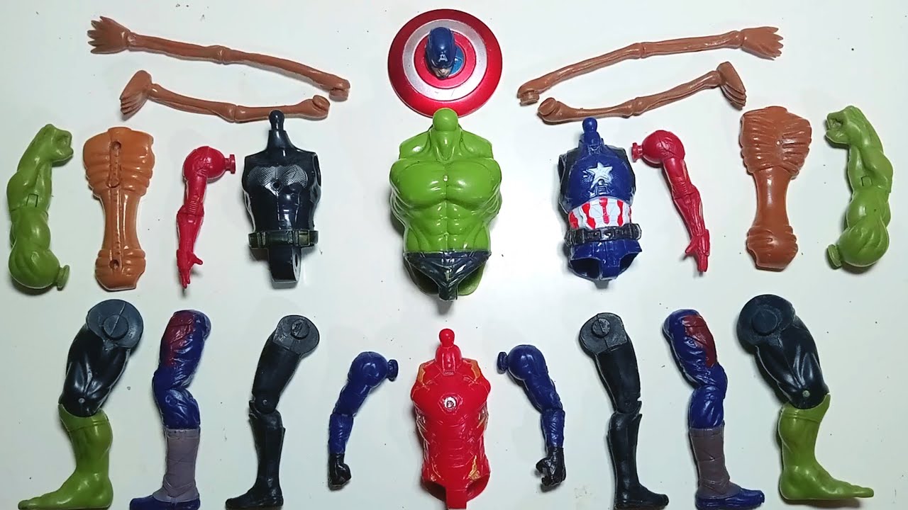 AVENGERS TOYS MARVEL'S, BATMAN ,HULK , CAPTAIN AMERICA, IRONMAN , SUPERHERO TOYS ACTIONS VIDEO 