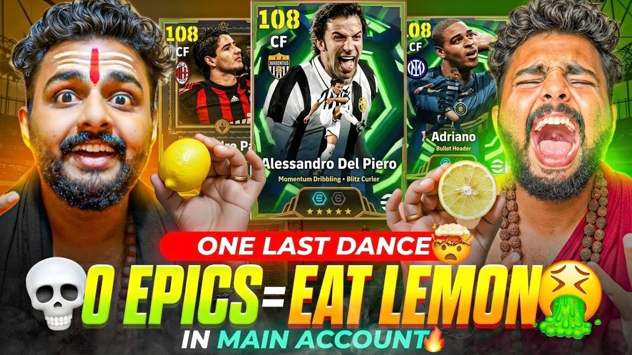 I’M THE LUCKIEST MAN🤯 LEMON TRICK in MAIN ACCOUNT🫣 EAT LEMON🍋 IF I FAIL TO GET EPICS IN 4,000 COINS💀