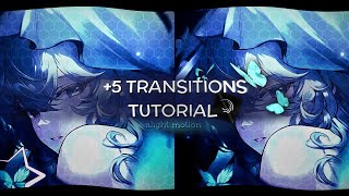 [alight motion] +5 creative/complex type transitions tutorial #76 
