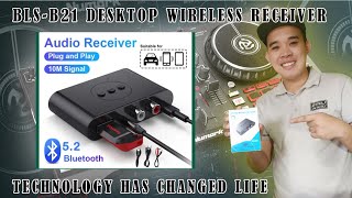 DJ KEVZ TV: REVIEW BLS-B21 DESKTOP WIRELESS RECEIVER 5.2 / TAGALOG