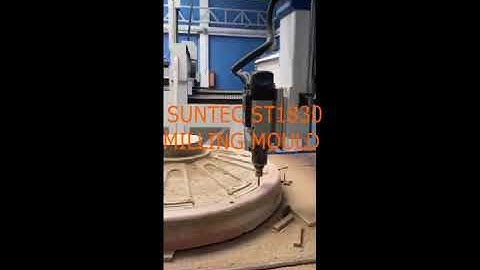 SUNTEC 4 axis 3d mould cnc ST2030 ST2050 ST1830 cnc in customers workshop