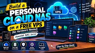 Build a Personal Cloud NAS on a FREE VPS (No Hardware Needed) HomeDock OS Cloud NAS  Build