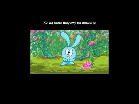 Когда съел шаурму на вокзале 🤣 | Смешарики #shorts