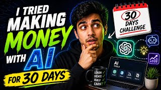 I Tried Making Money With AI for 30 Days  #ai #money #youtube #viral 