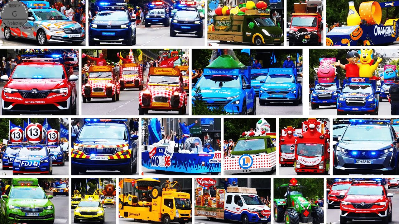 CARAVANE du TOUR de FRANCE 2024 [INTÉGRAL] 5ème Étape - Passage à Chambéry