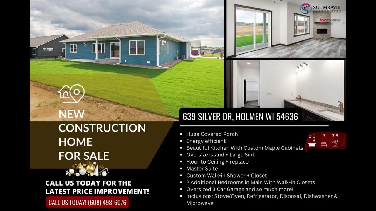 New Construction Home in Holmen, WI Sue Mravik & Associates, Keller