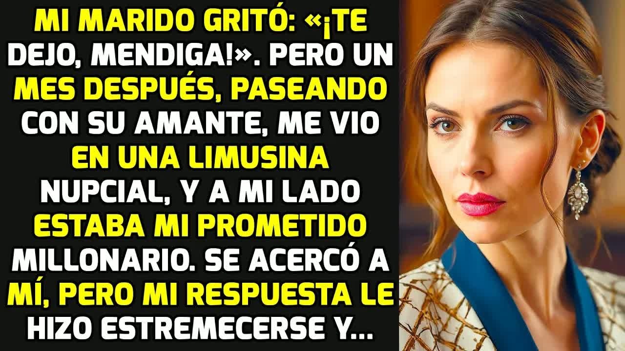 Mi Marido Gritó: «¡Te Dejo, Mendiga!». Un Mes Después, Me Casé Con Un Millonario Y... HISTORIAS VIDA