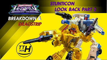 Transformers Legacy Stunticons Dragstrip & Breakdown (stop motion)