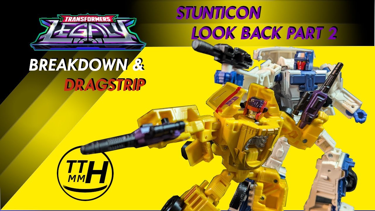 Transformers Legacy Stunticons Dragstrip & Breakdown (stop motion)
