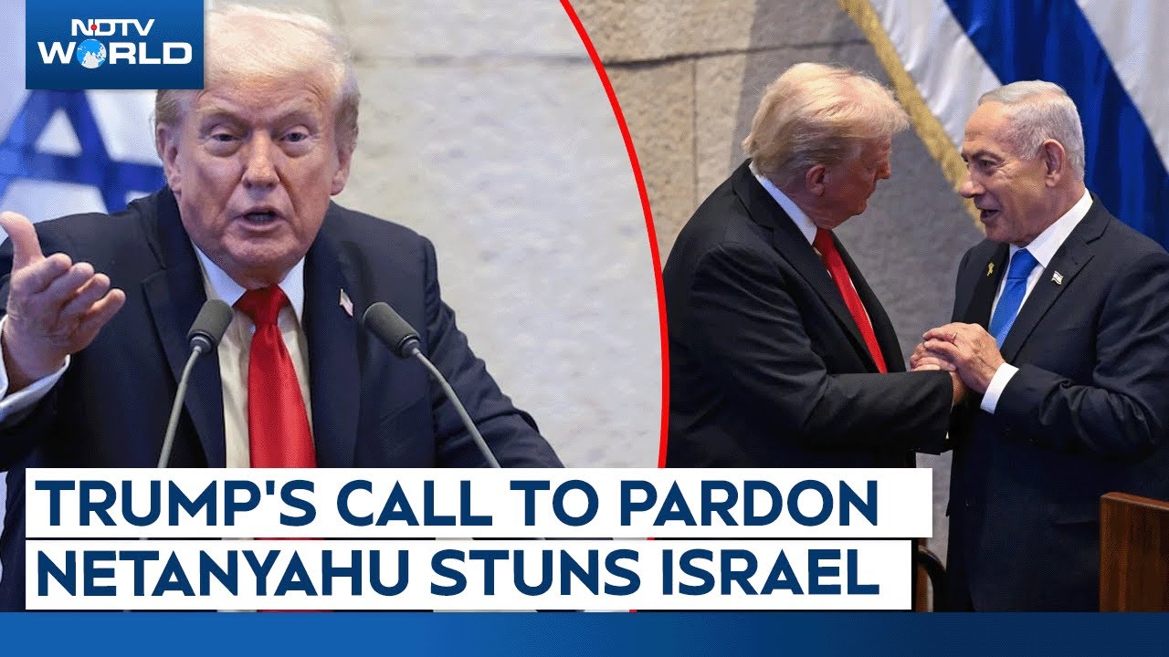 Trump Knesset | Trump Urges Israel's President To Pardon Netanyahu In Knesset Speech