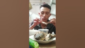 bữa cơm đơn giản với cá lóc chiên xù @# shorts Huỳnh Đức 1 vlog