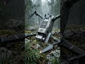 When a Drone Crash Turns Into Cozy Rain Camping... 🌧️🦁