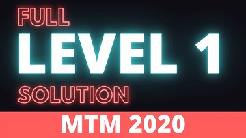 Full Level 1 solution of Master the Mainframe 2020 | IBM MTM 2020
