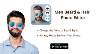 Men Beard & Hair Photo Editor   App Promo screenshot 2