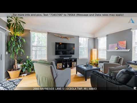2660 Ravineside Lane, Oceola Twp, MI home video tour