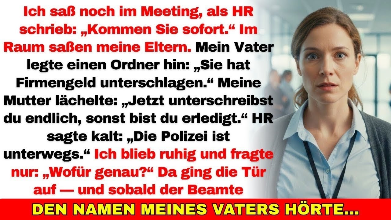 Bei der Arbeit wartete plötzlich die Polizei auf mich—meine Eltern hatten mich mit Lügen angezeigt…