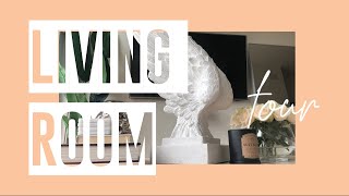 MY APARTMENT LIVING ROOM TOUR | neutral + minimal 🌱