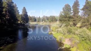 Skystock.tv - Oregon River - Collier Memorial State Park, Or