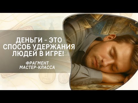 Деньги - это способ удержания людей в игре! Фрагмент мастер-класса "Денежный поток в Новом Времени"
