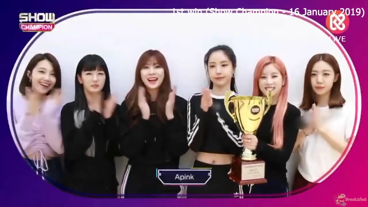 APINK (에이핑크) - Eung Eung (응응) (3 SHOW WINS COMPILATION) - YouTube