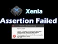 Xenia Assertion Failed Wine C++ Runtime Library Error