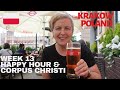 Krakow Week 13 - Happy Hour in Rynek Główny &amp; Corpus Christi procession