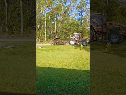 Watch That Mailbox Boss!  #landscaping #tractor #mower