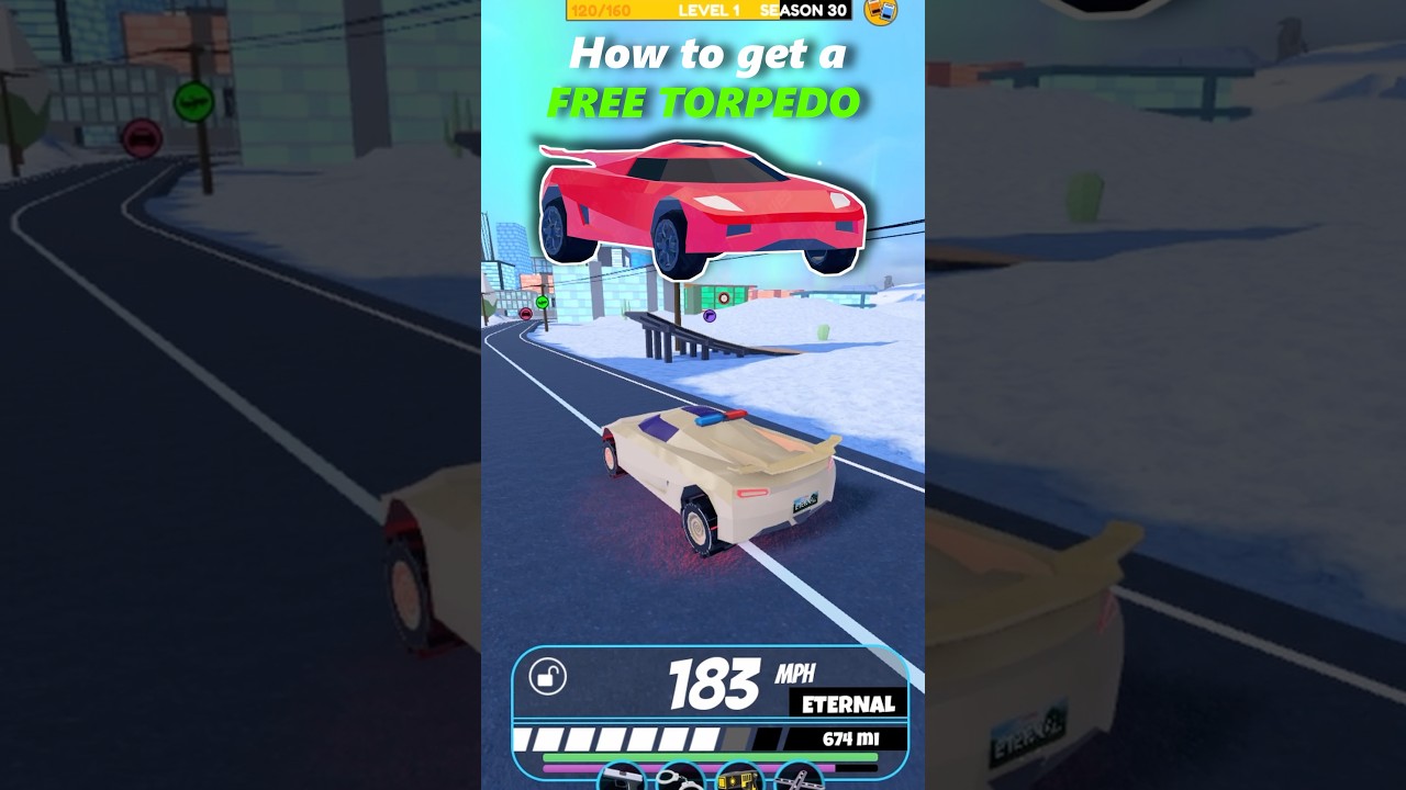 I got a FREE TORPEDO doing this...🤯 #robloxjailbreak #roblox #jailbreak #gaming