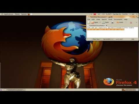 Install Firefox 4 ~ Ubuntu 10.10