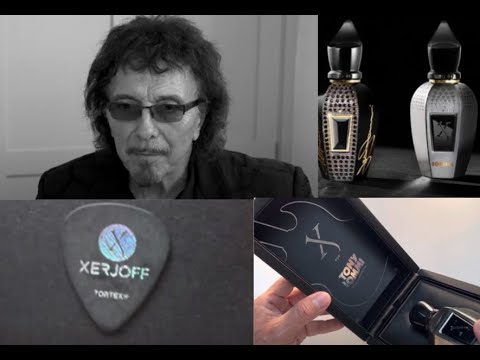 BLACK SABBATH's Tony Iommi's new Scent of Dark cologne unboxing video posted!