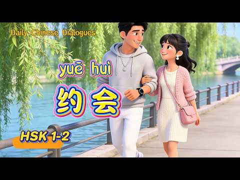 Đối thoại tiếng Trung đơn giản hàng ngày | HSK 1-2 | Hẹn hò ở Trung Quốc