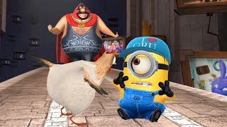 Despicable Me Minion Rush : Mel Minion With I Love Gru Hat Vs El Macho !