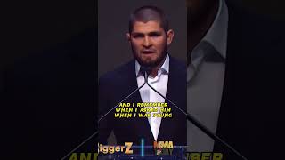 #Khabib shares some wise words from his father  #UFC #HallOfFame #MMA #fyp #motivational