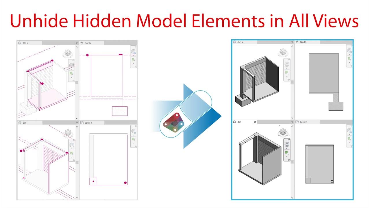 Revit Dynamo 8.09 Unhide Hidden Elements in All Views YouTube